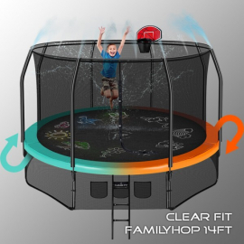 Батут CLEAR FIT FAMILY HOP 14FT